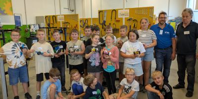 TECHNIKFERIEN im Technikhaus Straubing - Druckluftkanone